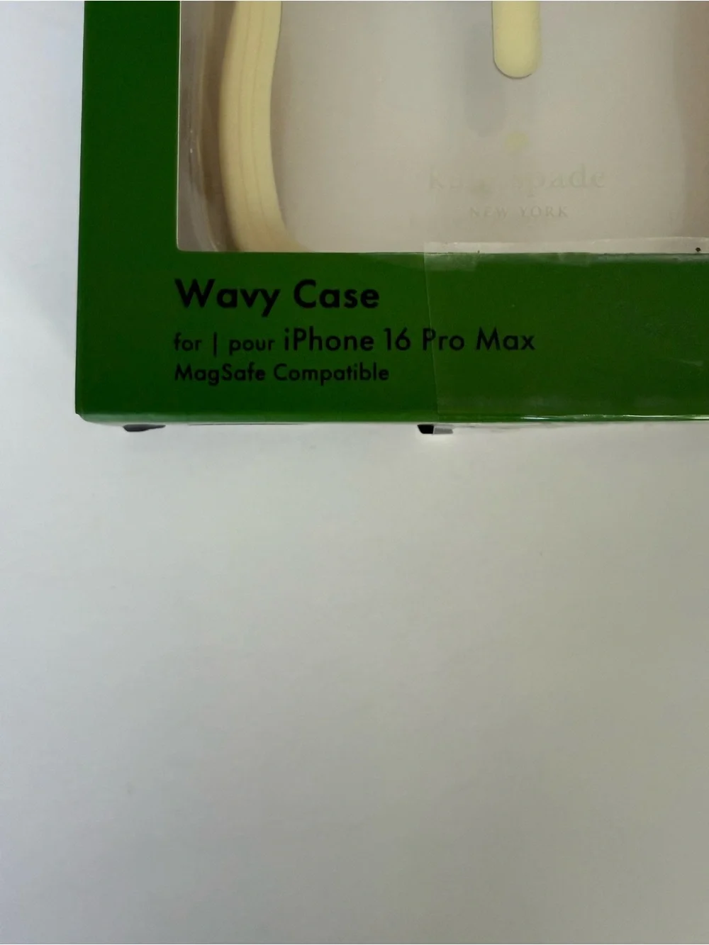 kate spade Wavy MagSafe iPhone Case in Pale Yellow